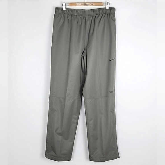 NIKE Golf Men  Storm-Fit Grey Water Resistant Mesh Lined Pant 416278 Size Large - Picture 1 of 15